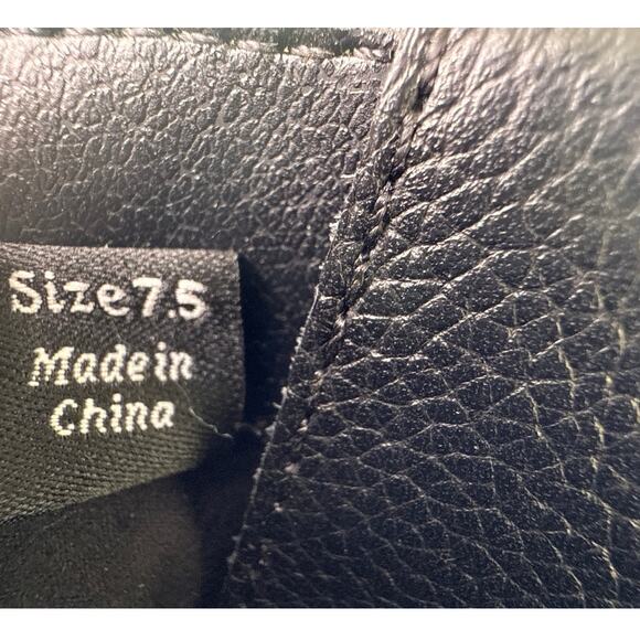 DOLCE VITA Landen Western Boots Pull On Heels Women's 7.5 Leather Pointed Toe - Picture 10 of 11